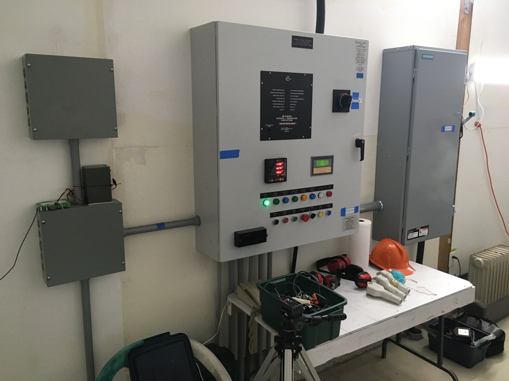 Installed Switchgear and Control Panel