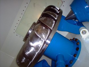 Turgo Hydro Turbine Runner and Injectors